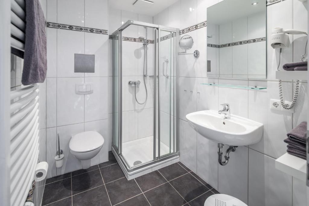 Koupelna v ubytování Michels Haus Kleine Auszeit
