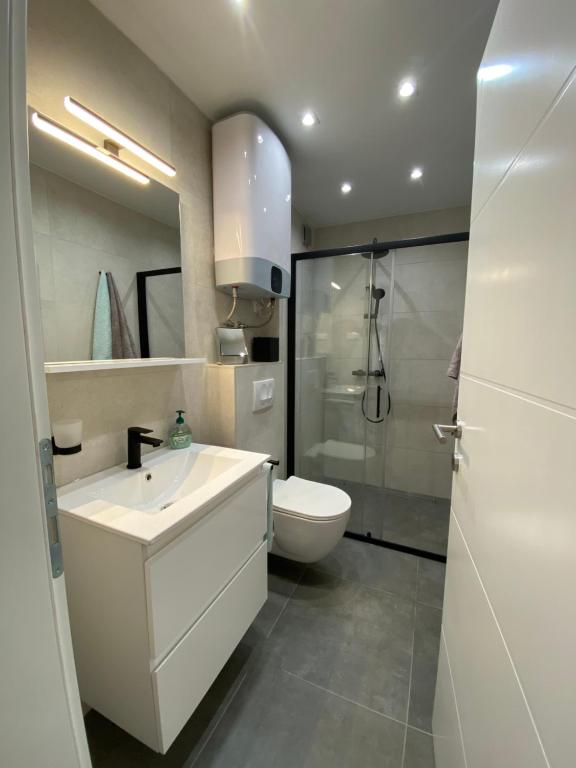 Kúpeľňa v ubytovaní Apartment MM22