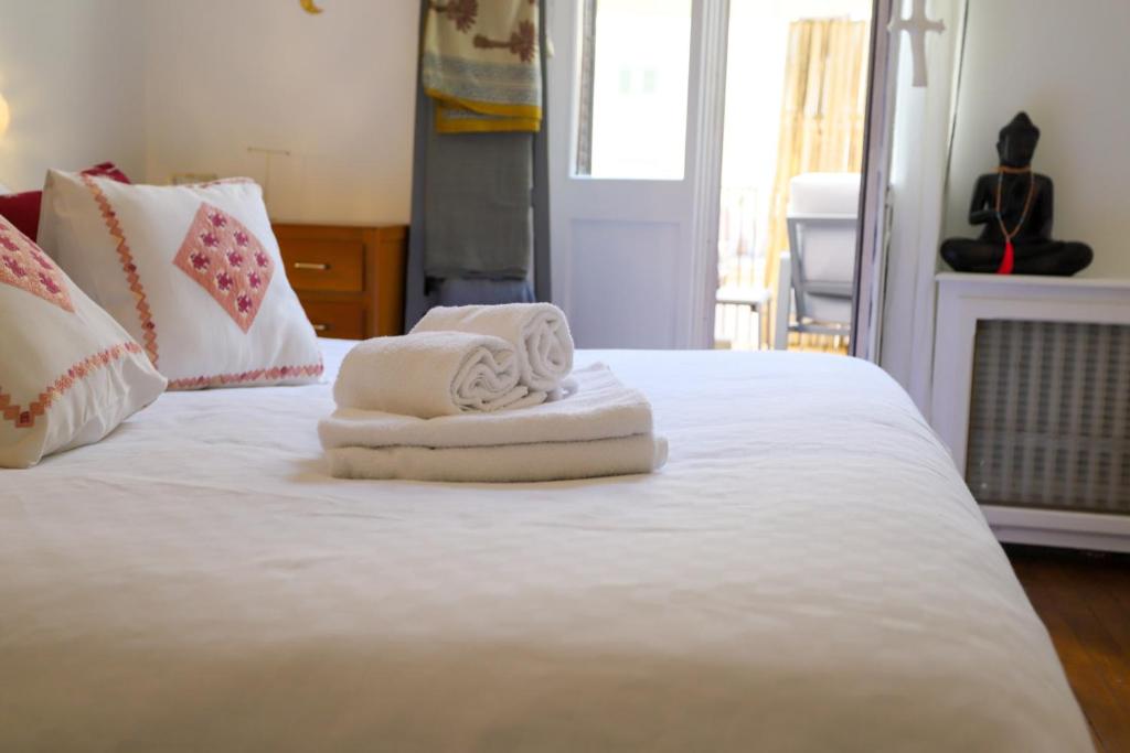 Posteľ alebo postele v izbe v ubytovaní La Terrasse Vaugelas - 2 bedroom apartment with terrace