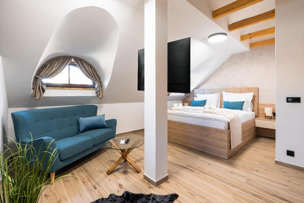 Letto o letti in una camera di Penzion Monner