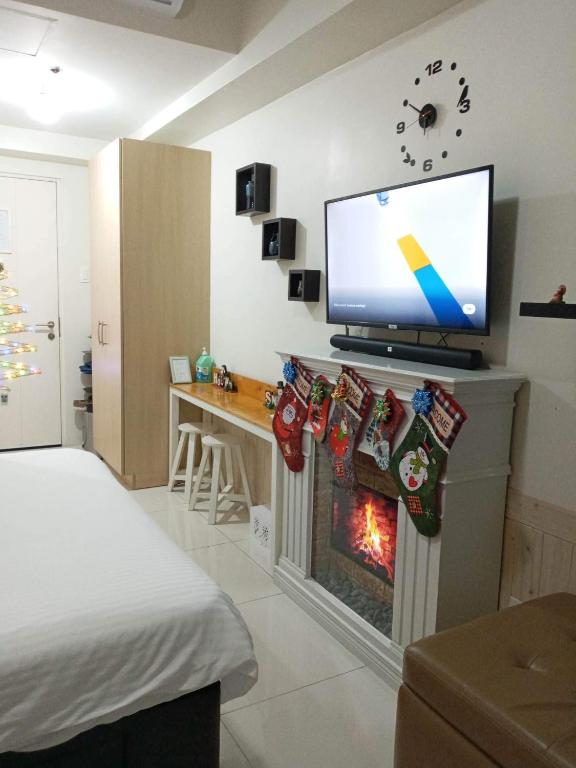 TV a/nebo společenská místnost v ubytování Sky breeze haven
