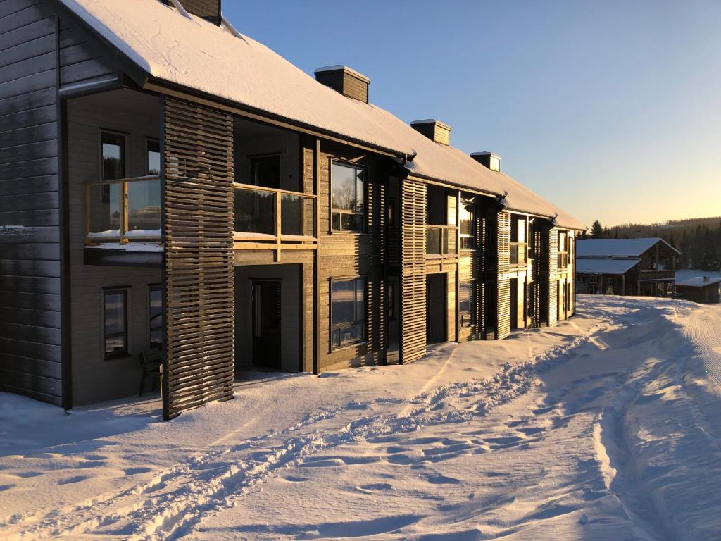 Funäs Fjällby Funäsdalen om vinteren