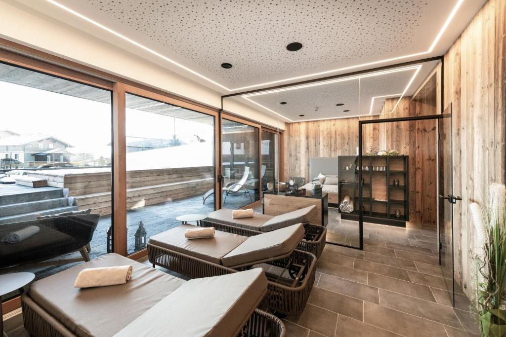 Posezení v ubytování B&B Hotel Das Diellehen