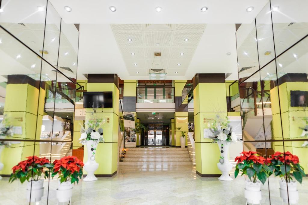 Vstupní hala nebo recepce v ubytování Caprioara Spa&Wellness Resort