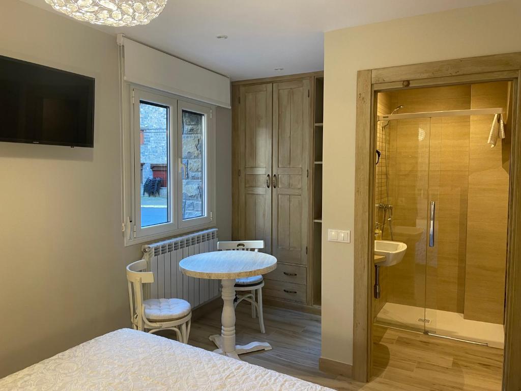 Koupelna v ubytování Apartamentos Casa Isabale
