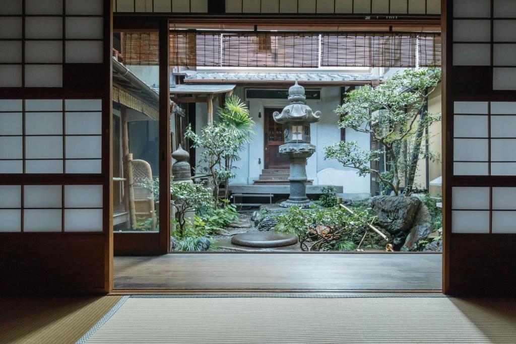 Zahrada ubytování Toshiharu Ryokan