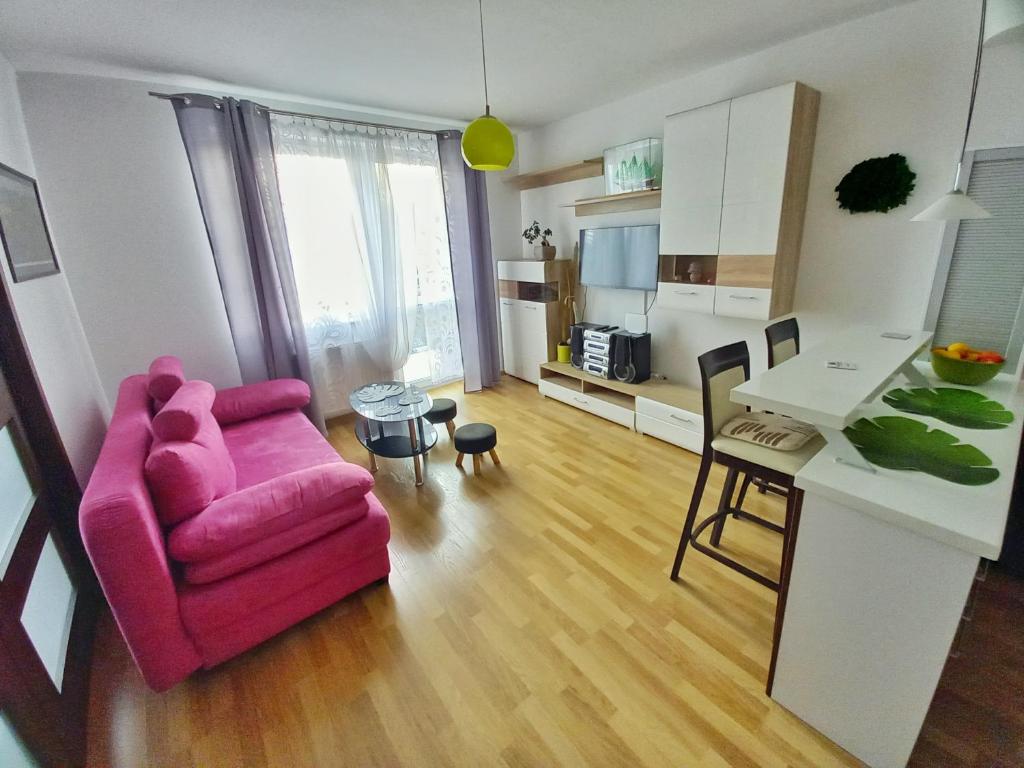 Kuchyňa alebo kuchynka v ubytovaní Apartament Krokus
