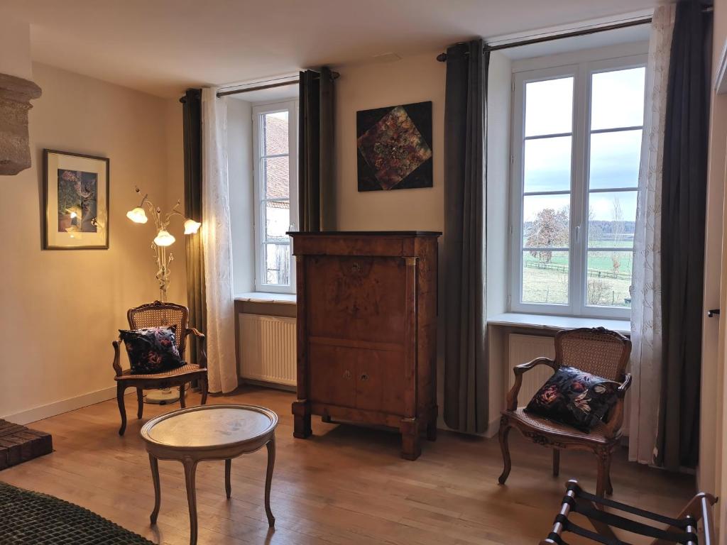 Posedenie v ubytovaní Chambres d'hôtes Domaine des Formes