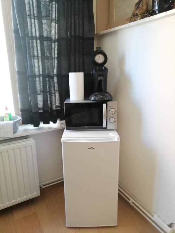 Kuchyň nebo kuchyňský kout v ubytování Chambre 2/4p confortable