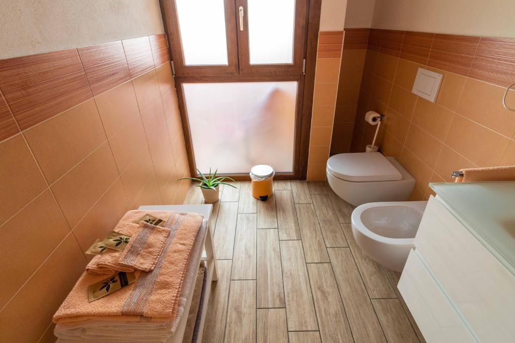 Koupelna v ubytování B&B Alla Roggetta
