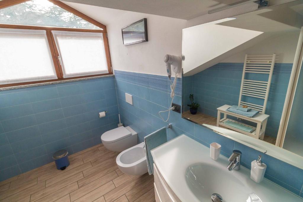 Koupelna v ubytování B&B Alla Roggetta
