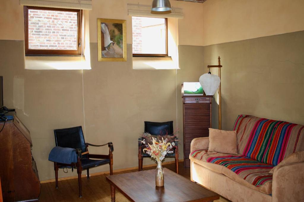 Posezení v ubytování Gîte l'Ecurie