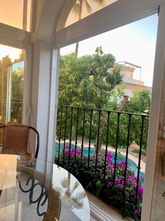 Vonkajšia záhrada v ubytovaní EL PATIO - apartment LA LUBICA