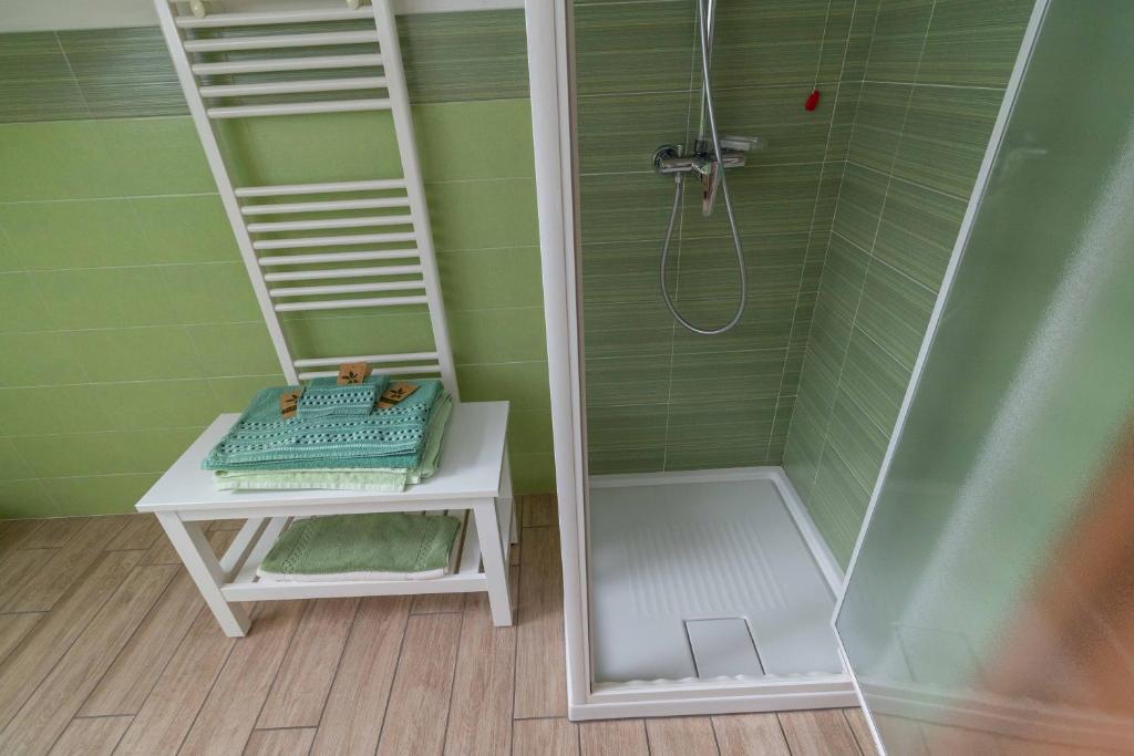 Koupelna v ubytování B&B Alla Roggetta