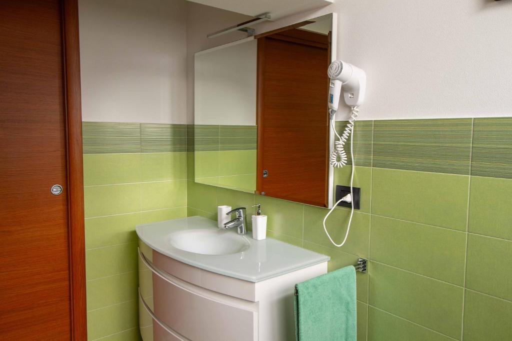 Koupelna v ubytování B&B Alla Roggetta