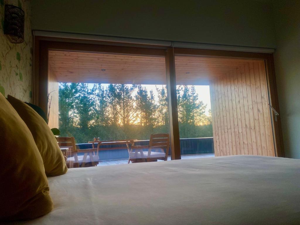 Postel nebo postele na pokoji v ubytování Agroturismo Azkarraga