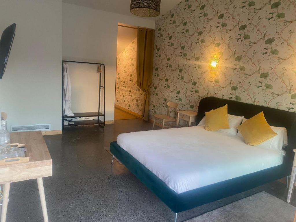 Postel nebo postele na pokoji v ubytování Agroturismo Azkarraga