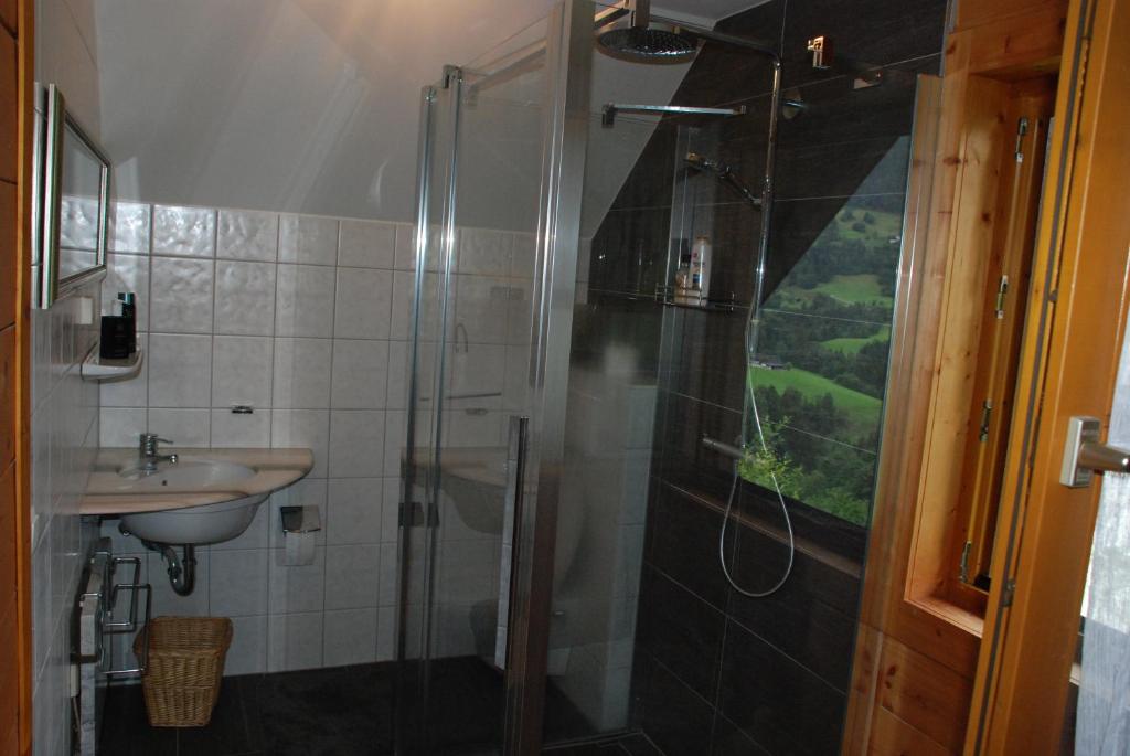 A bathroom at Wastlbauer - Luxus Chalet mit Wohlfühlfaktor