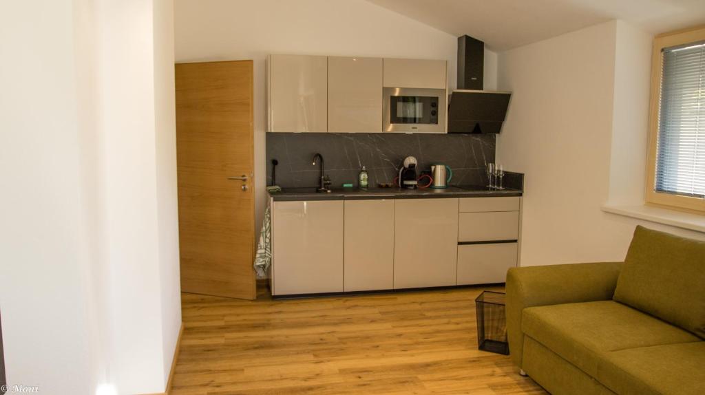 Kuchyň nebo kuchyňský kout v ubytování Haus Timmler