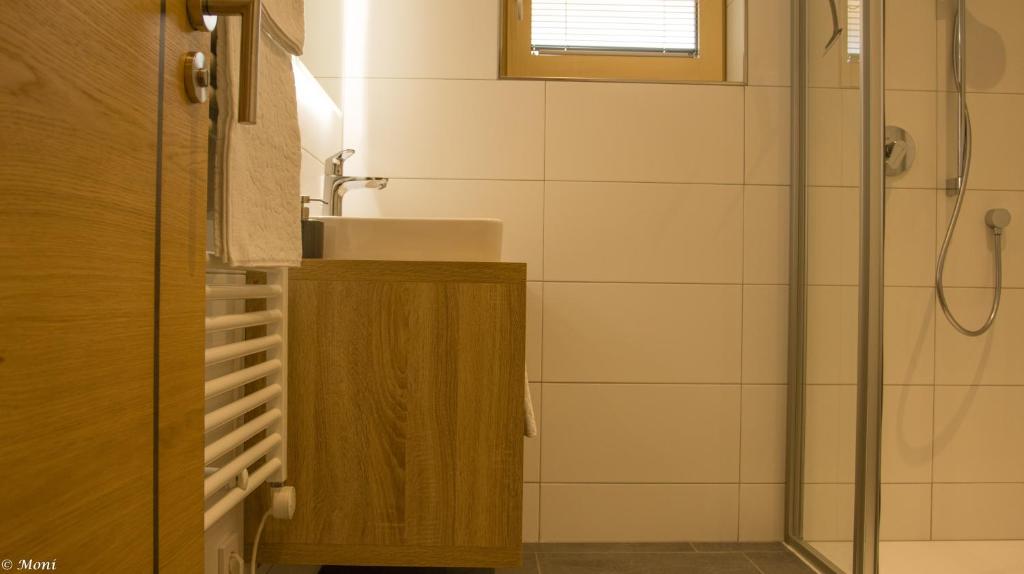 Koupelna v ubytování Haus Timmler