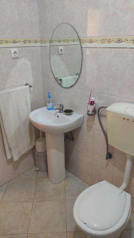 Koupelna v ubytování Casa de Gá