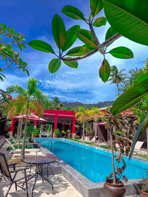 Bazén v ubytování Villa Abadi Resort nebo v jeho okolí