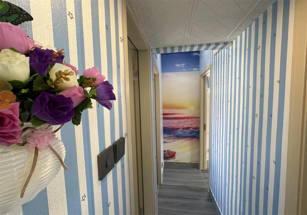 Postel nebo postele na pokoji v ubytování 3BR Romantic apt, 2mins MTR, 8pax