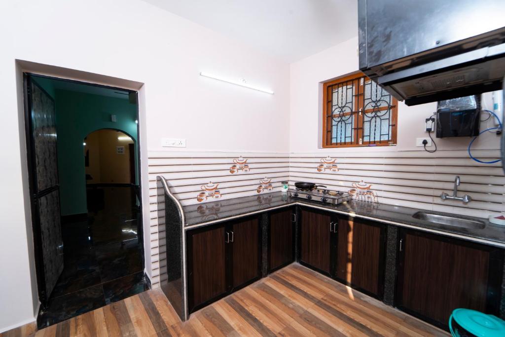 Kuchyň nebo kuchyňský kout v ubytování Stefleena's Nest