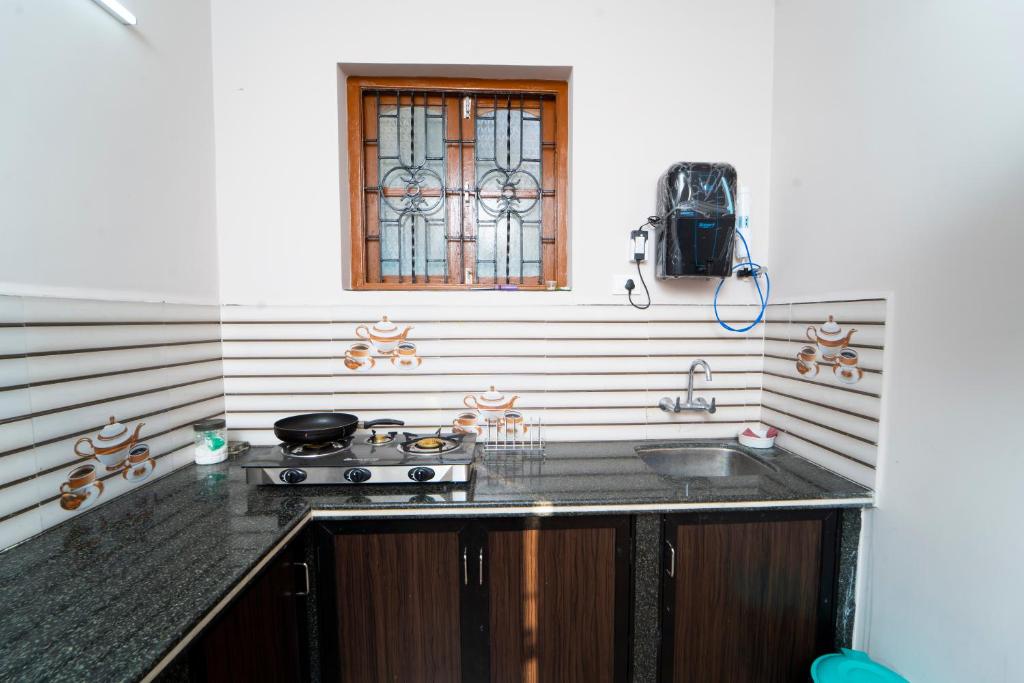 Kuchyň nebo kuchyňský kout v ubytování Stefleena's Nest