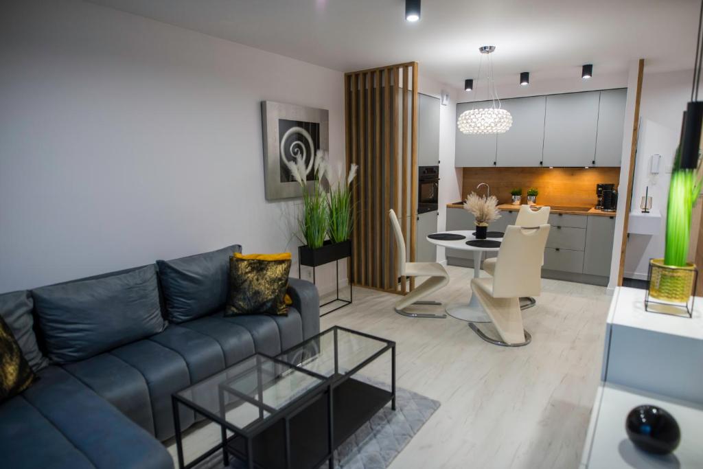 Posedenie v ubytovaní Nowoczesny apartament Ludova