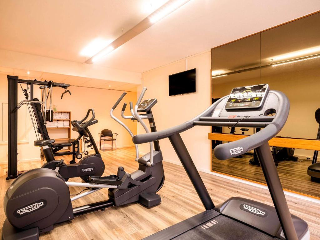 Fitness centrum a/nebo fitness zařízení v ubytování Mercure Antwerp City South