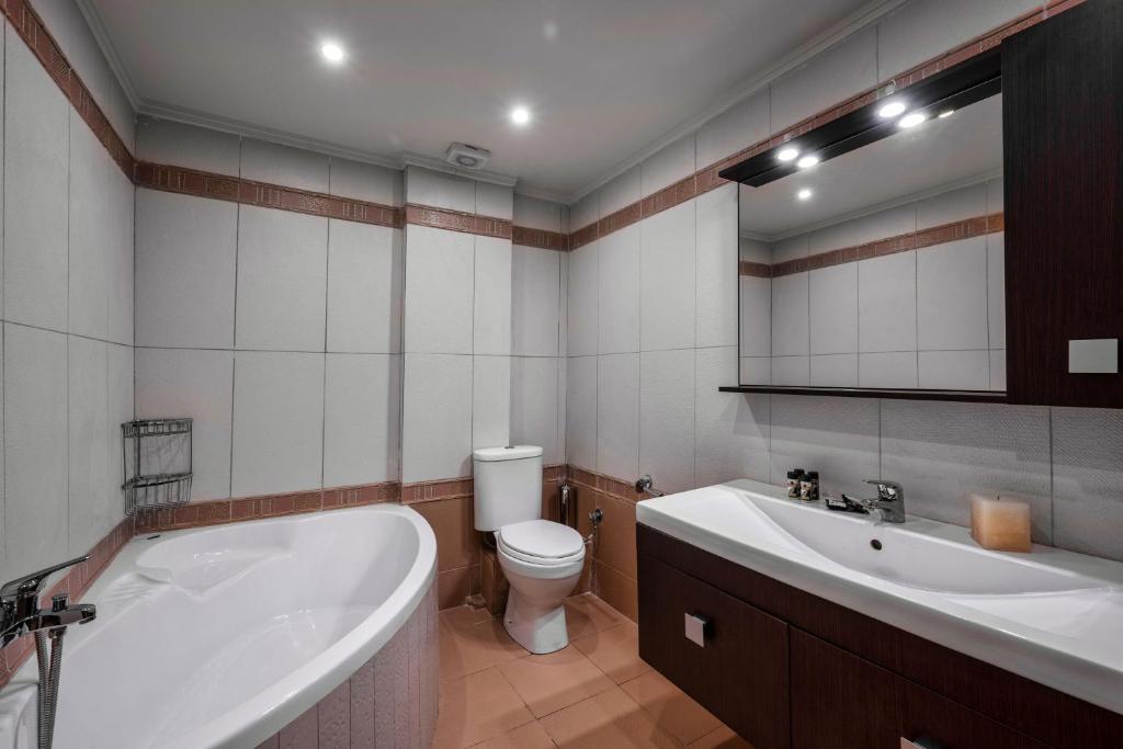 Kúpeľňa v ubytovaní Palmrise Luxury Villas by Travel Pro Services - Nea Skioni Halkidiki