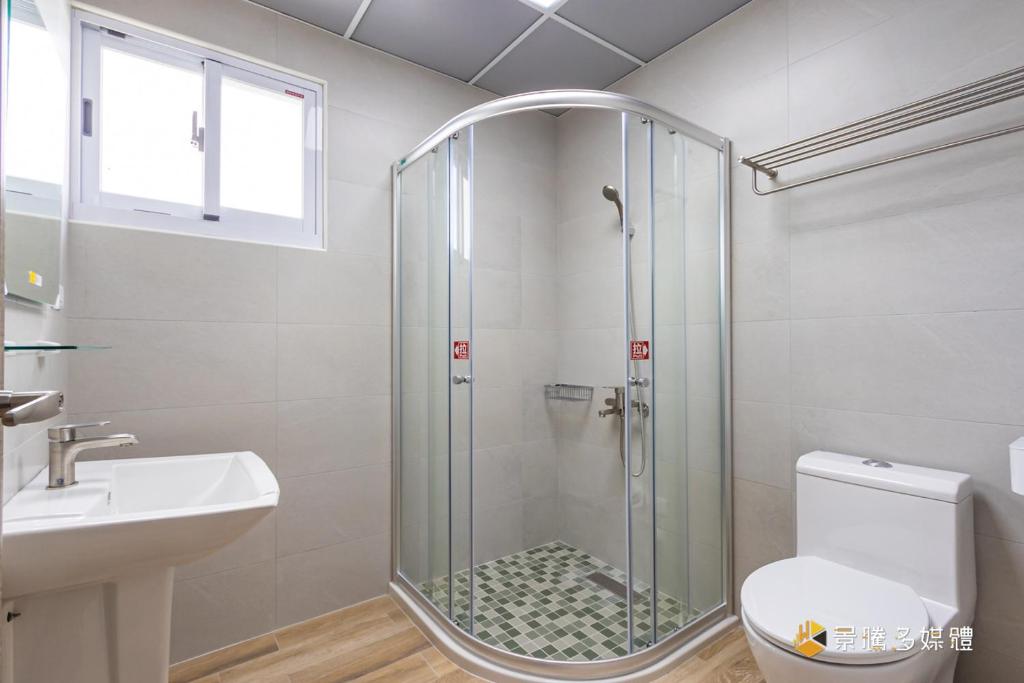 Koupelna v ubytování Tie Zhi Road B&B