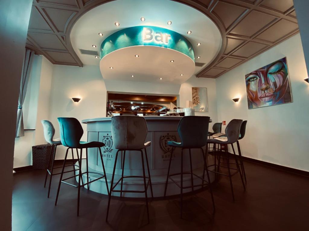 Posezení v ubytování E&D Hotel Rodgau