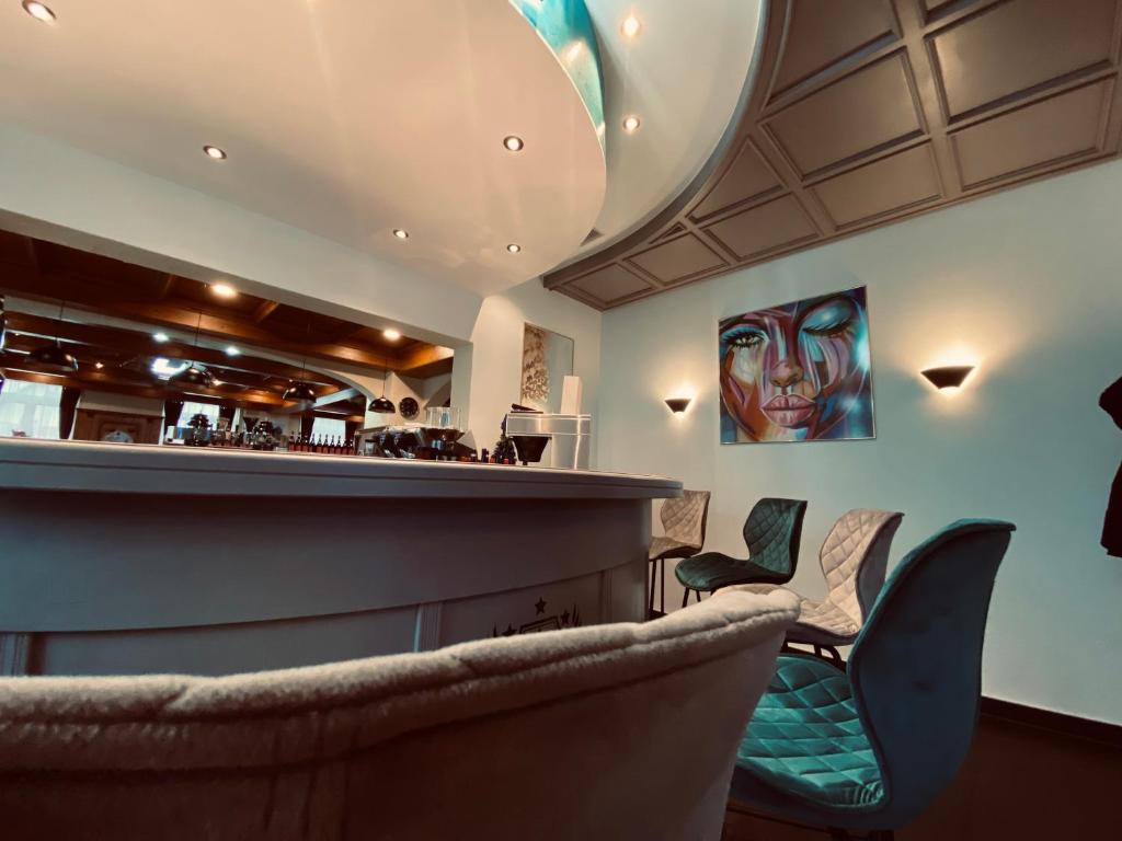 Posezení v ubytování E&D Hotel Rodgau