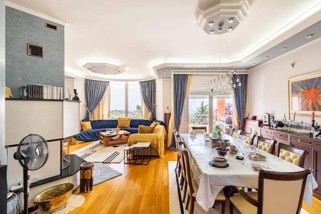 Posezení v ubytování Villa serenity