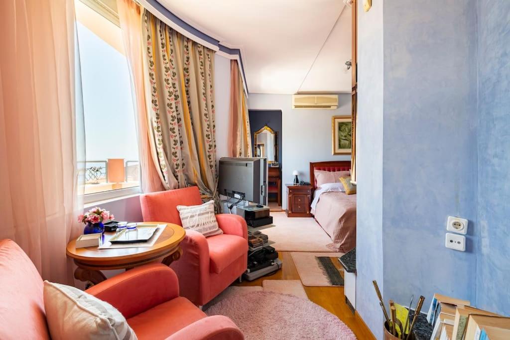 Posezení v ubytování Villa serenity