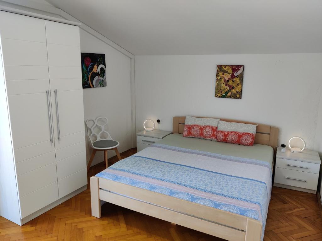 Postel nebo postele na pokoji v ubytování La Casa di Elisa