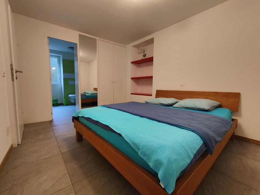 Postel nebo postele na pokoji v ubytování Ristorante della posta