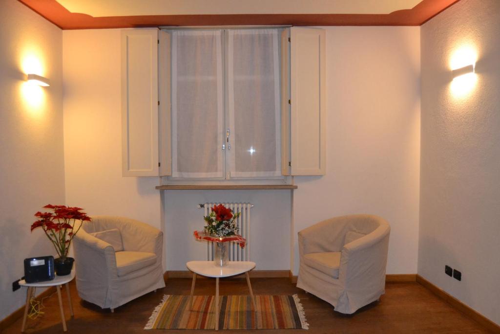 Posezení v ubytování Casa Chiara