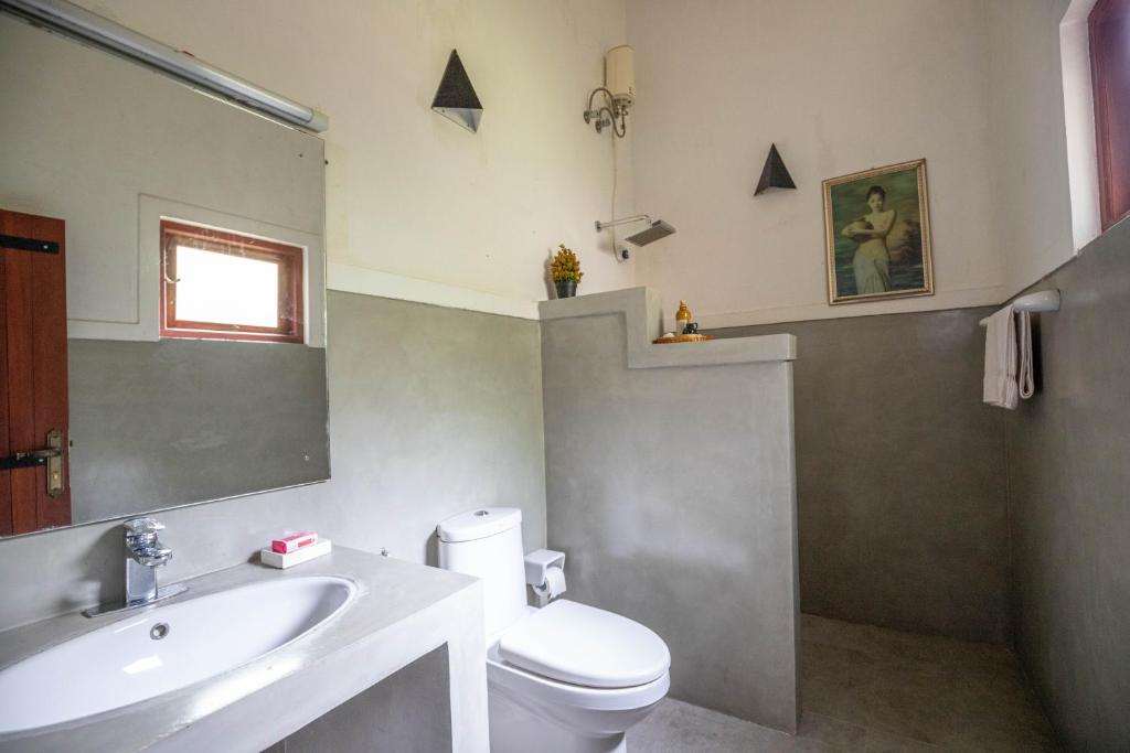 Koupelna v ubytování Kuru Ganga Villa
