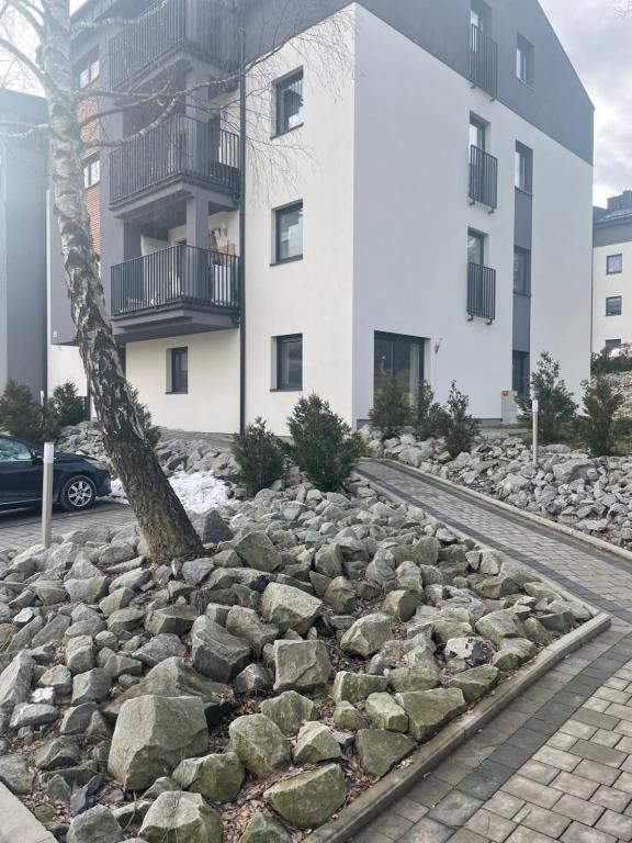 Budova, kde se apartmán nachází