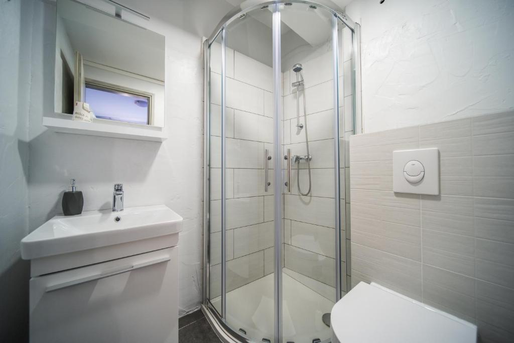 Koupelna v ubytování Villa Borgo B&B