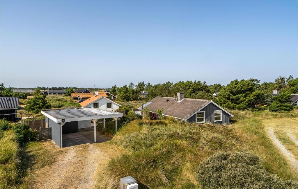 an aerial view of a house with a solarium at Awesome Home In Thisted With 3 Bedrooms And Wifi in Nørre Vorupør