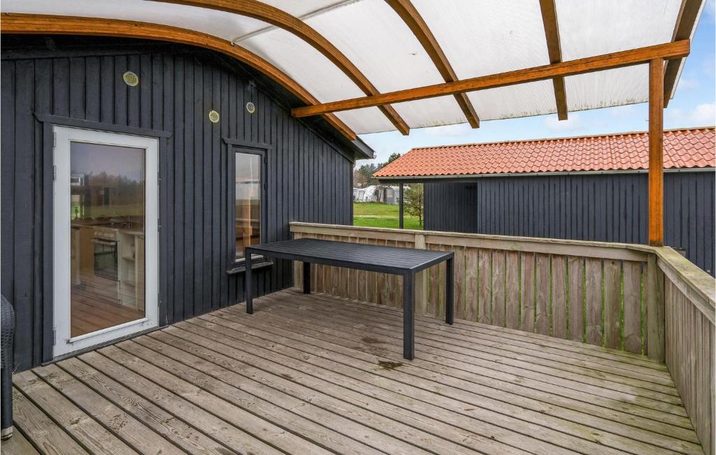 Balkón nebo terasa v ubytování Cozy Home In Hanstholm With Kitchen