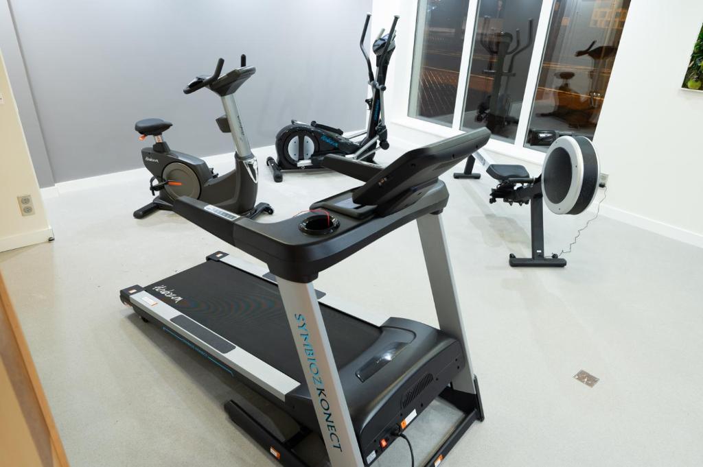 Fitness centrum a/nebo fitness zařízení v ubytování Holiday Inn Calais-Centre by IHG