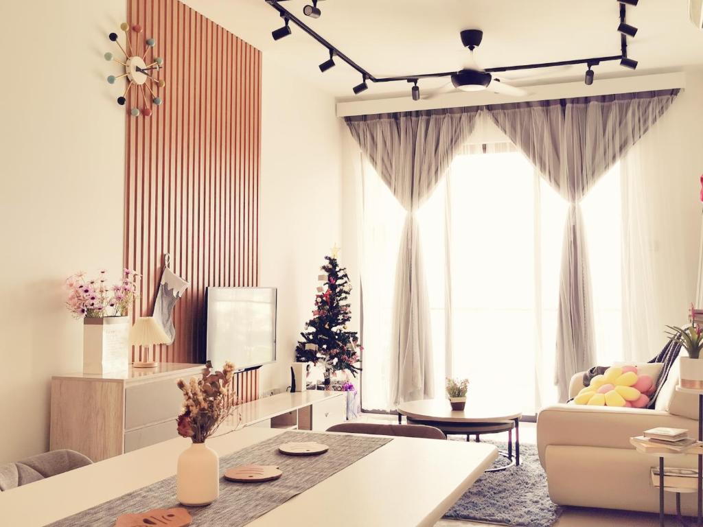 Posezení v ubytování Aishiteru Homestay