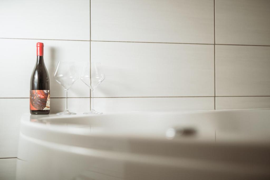 Nápoje v ubytování Villa Borgo B&B