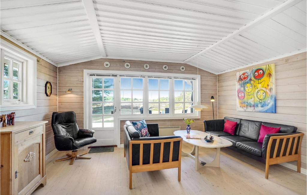 Posezení v ubytování Holiday Home Venøvej Højslev Denm