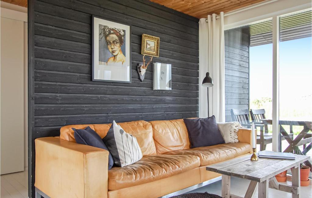 Posezení v ubytování Holiday Home Hummervej Hjørring I